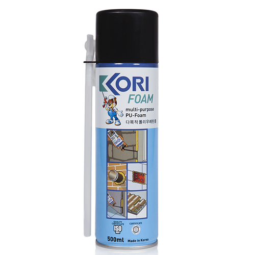 KORI FOAM Multi Purpose กาวโฟมโพลียูรีเทนอเนกประสงค์ ใช้ต่อเติมอุดช่องว่าง อุดรูโหว่ และอุดท่อร้อยสาย